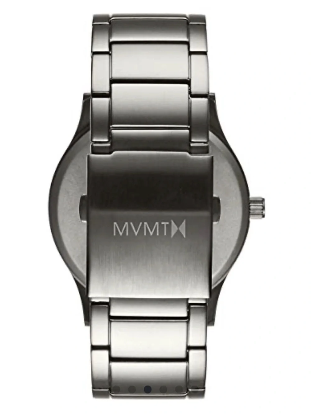 MVMT Silver Stainless Steel Watch 45MM with Light Gray Dial & Date (PM100245)